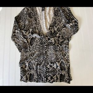 Animal Print Cardigan
